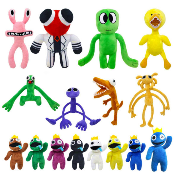 Rainbow friends plush black