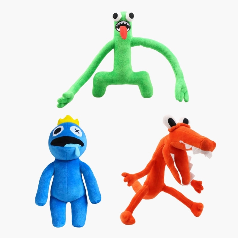 5 Green Plushies from Rainbow Friends! 
